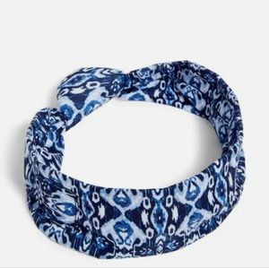 Vera Bradley Knotted Headband with Buttons - Ikat Island **NEW